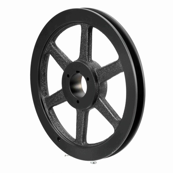1 Groove Cast Iron Bushed Bore Multiple Sheave, 1TB110